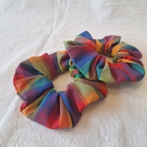 Skittles Rainbow Scrunchie